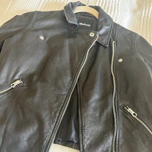 Madewell Soft Black Leather Jacket